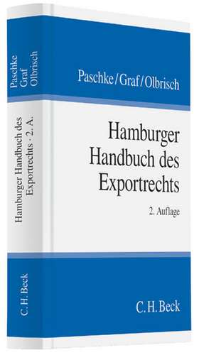 Hamburger Handbuch des Exportrechts de Marian Paschke