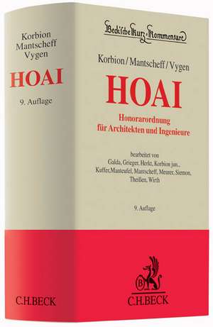 Honorarordnung für Architekten und Ingenieure de Hermann Korbion