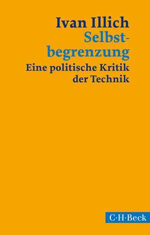 Selbstbegrenzung de Ivan Illich