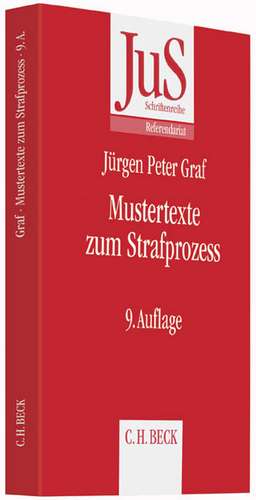 Mustertexte zum Strafprozess de Dietrich Rahn