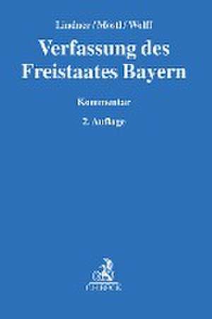 Verfassung des Freistaates Bayern de Josef Franz Lindner