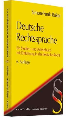 Deutsche Rechtssprache de Heike Simon