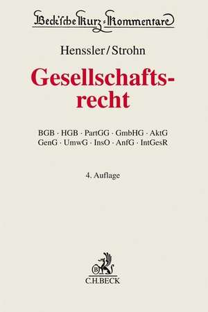 Gesellschaftsrecht de Martin Henssler