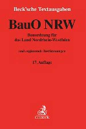 Bauordnung für das Land Nordrhein-Westfalen de Helmut Rehborn