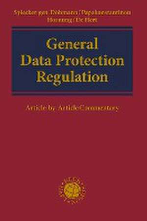 General Data Protection Regulation de Indra Spiecker gen. Döhmann