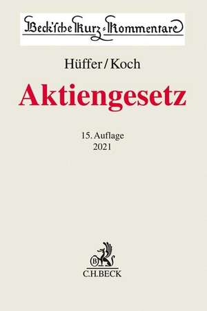 Aktiengesetz de Uwe Hüffer