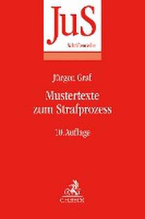 Mustertexte zum Strafprozess de Jürgen Graf