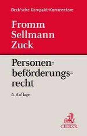 Personenbeförderungsrecht de Klaus-Albrecht Sellmann