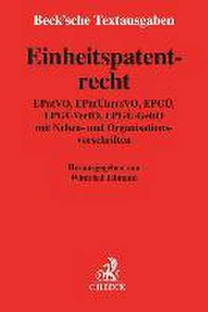 Einheitspatentrecht de Winfried Tilmann