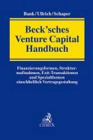 Beck'sches Venture Capital Handbuch de Stephan Bank