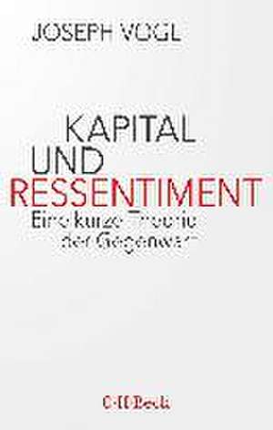 Kapital und Ressentiment de Joseph Vogl