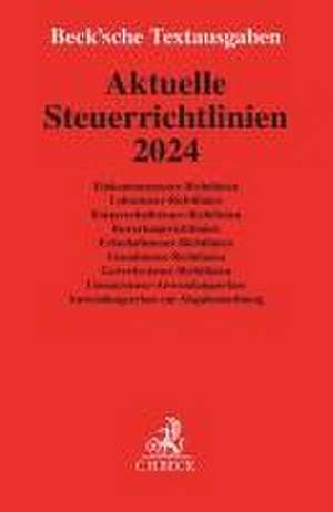 Aktuelle Steuerrichtlinien 2024