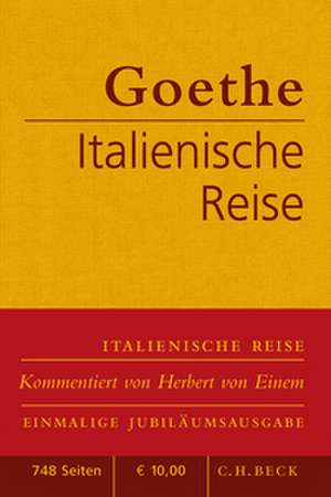 Italienische Reise de Johann Wolfgang von Goethe