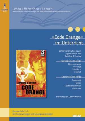 »Code Orange« im Unterricht de Gerald Merkel