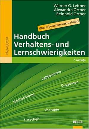 Handbuch Verhaltens- und Lernschwierigkeiten de Werner G. Leitner