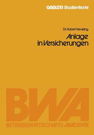 Anlageformen — Steuerbegünstigte Darlehenshingabe und Anlage in Versicherungen de Hubert Heveling