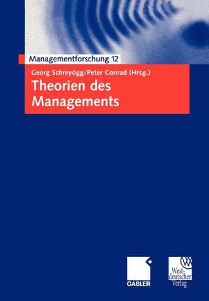 Theorien des Managements de Georg Schreyögg