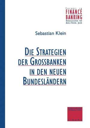 Strategien der Großbanken in den neuen Bundesländern de Sebastian Klein