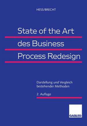 State of the Art des Business Process Redesign: Darstellung und Vergleich bestehender Methoden de Thomas Hess