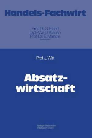 Absatzwirtschaft de Jürgen Witt