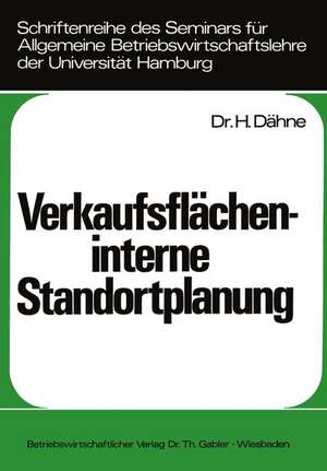 Verkaufsflächeninterne Standortplanung de Helmut Dähne