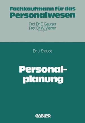 Personalplanung de Joachim Staude