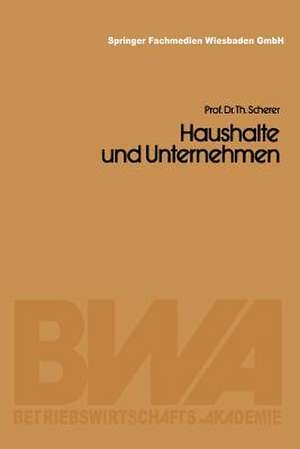 Haushalte und Unternehmen de Theo Scherer