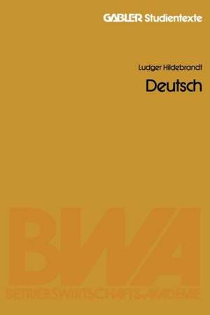 Deutsch de Ludger Hildebrandt