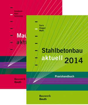 Stahlbetonbau aktuell 2014 + Mauerwerksbau aktuell 2014 de Alfons Goris