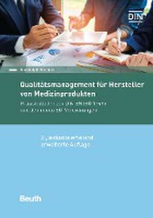 Qualitätsmanagement für Hersteller von Medizinprodukten de Randolph Stender