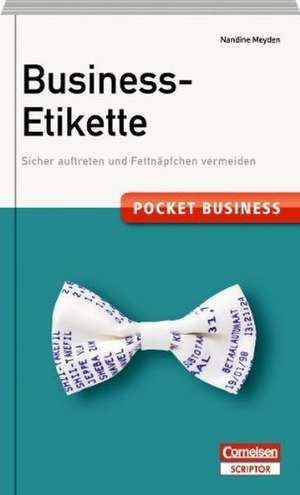 Pocket Business Business-Etikette de Nadine Meyden