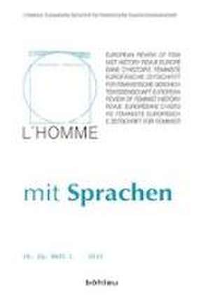 L'Homme. Europäische Zeitschrift für Feministische Geschichtswissenschaft. 26. Jahrgang 2015 Heft 1 de Ulrike Krampl