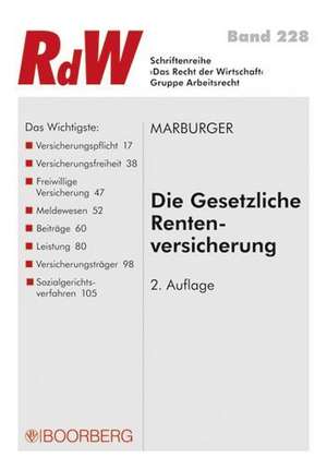 Gesetzliche Rentenversicherung de Horst Marburger