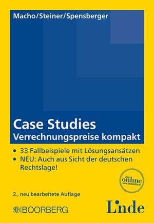 Case Studies Verrechnungspreise kompakt de Roland Macho