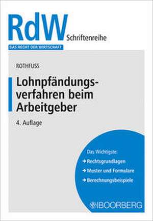 Lohnpfändungsverfahren beim Arbeitgeber de Peter Rothfuss