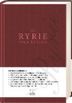 Ryrie-Studienbibel - ital. Kunstleder de Charles C. Ryrie