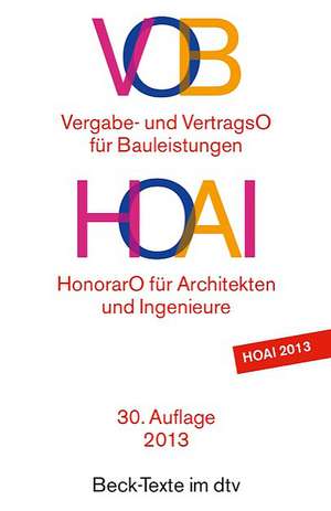 VOB / BGB Bauvertrag / HOAI