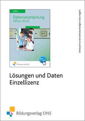 Datenverarbeitung Office 2010 de Werner Geers