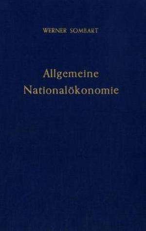 Allgemeine Nationalökonomie de Walter Chemnitz