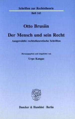 Der Mensch und sein Recht de Urpo Kangas