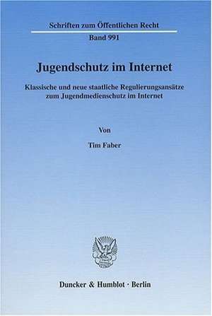 Jugendschutz im Internet de Tim Faber