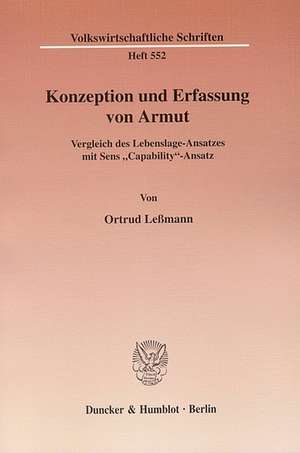 Konzeption und Erfassung von Armut de Ortrud Leßmann