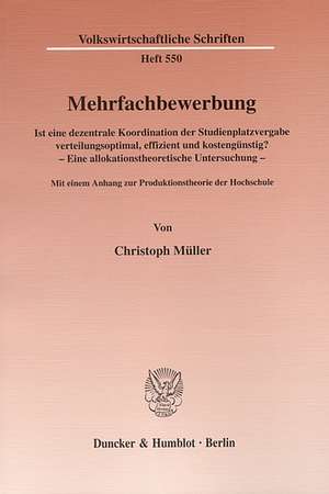 Mehrfachbewerbung de Christoph Müller