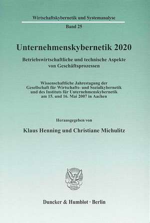 Unternehmenskybernetik 2020 de Klaus Henning