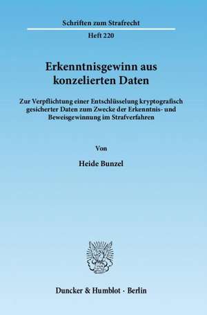 Erkenntnisgewinn aus konzelierten Daten de Heide Bunzel