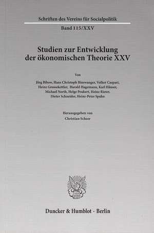 Die deutschsprachige Wirtschaftswissenschaft in den ersten Jahrzehnten nach 1945 de Christian Scheer