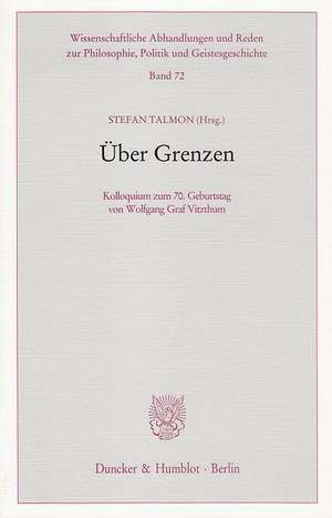 Über Grenzen de Stefan Talmon