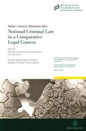 National Criminal Law in a Comparative Legal Context. de Ulrich Sieber