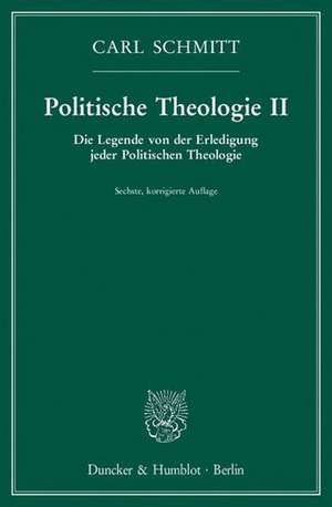 Politische Theologie II de Carl Schmitt