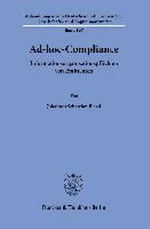 Ad-hoc-Compliance. de Johannes Sebastian Blassl